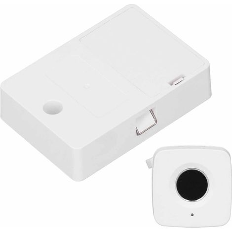 Serrure De Tiroir À Empreintes Digitales, Déverrouillage Rapide En 0,5 Secondes, Armoire Biométrique Intelligente Intégrée Pour Le Bureau Et La Maison, Blanc