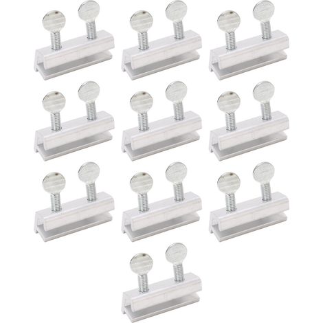 Kit De Verrouillage De Fenêtre Coulissante, 10 Pièces, Vertical Et Horizontal Réglable Pour La Sécurité