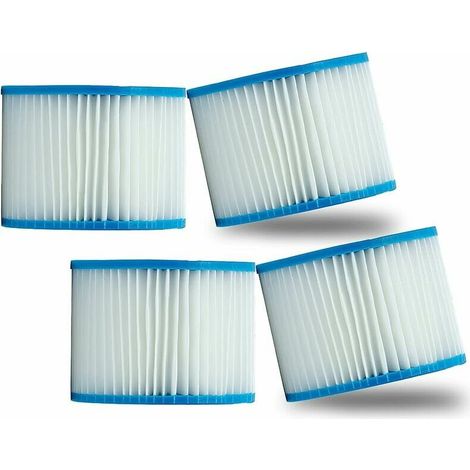 Pour Le Filtre De Bestway Insert Vi, Filtre De Remplacement Du Filtre Pour Lay-z-spa Miami, Pour Vegas, Pour Monaco.filtre Pour La Bestway Vi Pools Cartouche Filtrante, Taille 6-58323 (4pcs)