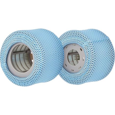 Cartouches Filtrantes Pour Mspa, Filtres De Rechange Pour Whirlpoal Piscine Gonflable, Filtres Pour Baignoire (2 Filtre Avec Filets De Protection)