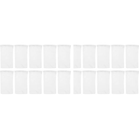 Accessoires De Piscine Lot De 20 Chaussettes Pour Écumoire De Piscine - Idéales Pour La Maison - Conception En Nylon À Mailles Fines Pour Les Paniers De Filtres Et Les Écumoires - Accessoires De Pisci