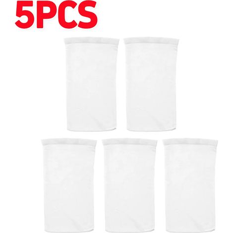 Accessoires De Piscine (5 Pièces) 5 À 50 Chaussettes De Skimmer De Piscine, Filtre En Nylon Élastique Réutilisable, Accessoires De Nettoyage Pour Panier De Skimmer