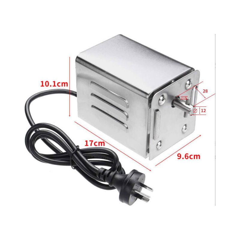 Rotisserie-motor, Elektromotor Aus Edelstahl, Rotisserie-set, Nennlast 50-70 Kgf (220 V Eu-stecker)