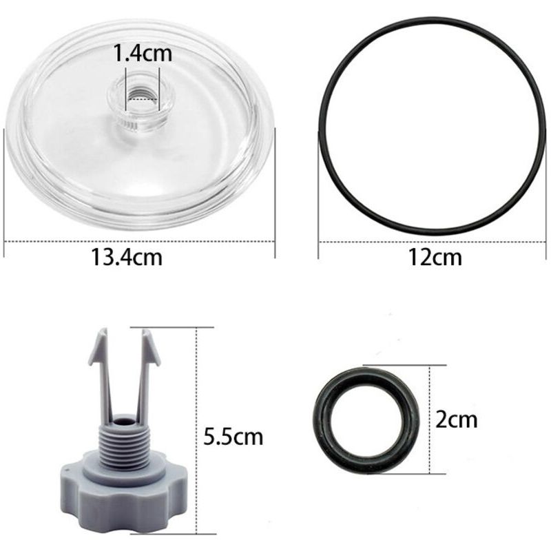 Laubschutzabdeckung Mit O-ring Und Ventil Für Intex Sf80110-1 Sandfilterpumpe, 12" / Laubschutzabdeckung Sf80110-1