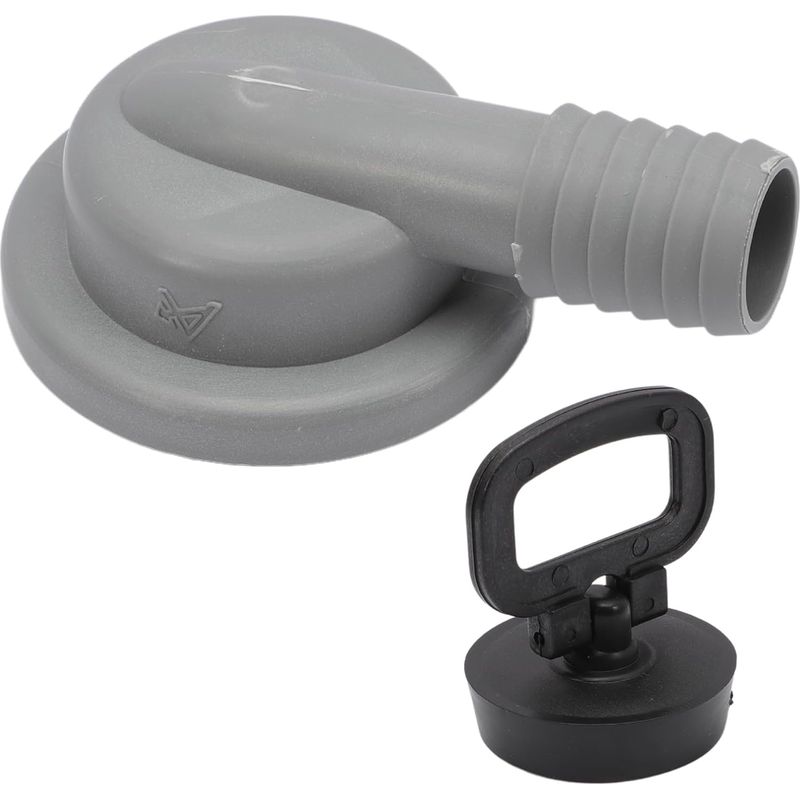 Spülbecken-abflussstopfen, Edelstahl-abflussrohr Ø 55 Mm. Für Wohnmobile Und Wohnwagen Mit Einem 20-25 Mm Abfluss Und Einem 90°-abflussrohr.