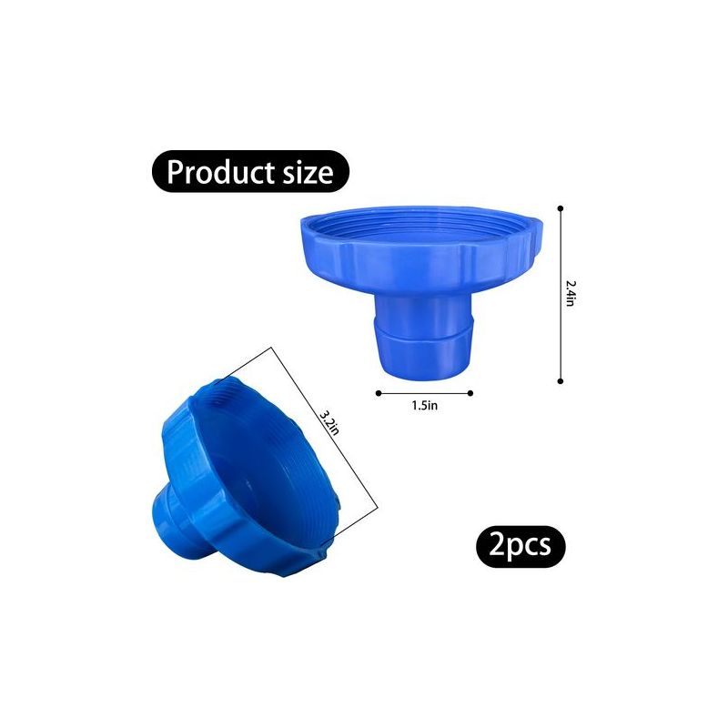 2 Skimmer-schlauchadapter, Kleine Filter-schlauchadapter Für Skimmer-sets Für Aufstellpools