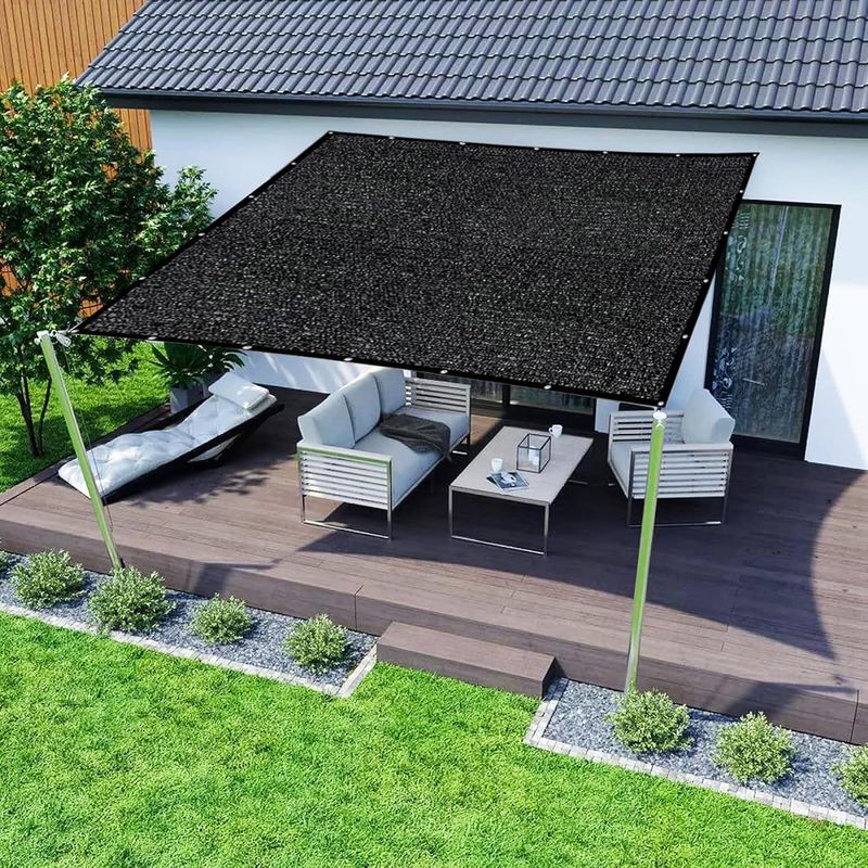 Schattiernetz, 95% Uv-schutz, Schattierungsgewebe, Winddichte Abdeckung Für Gewächshäuser, Ideal Zum Abdecken Von Pflanzen, Gewächshäusern, Gärten, Pergolen, Terrassen, Rasenflächen Und Tierunterständ