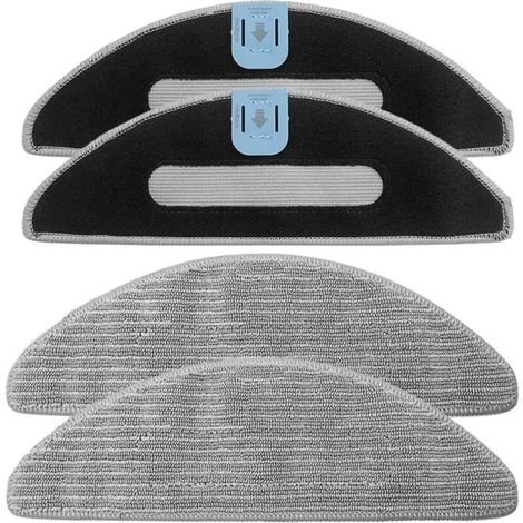4pcs Replacement Cloth For Irobot Combo I8 / I8+ / I5 / I5+ / J5 / J5+ Robot Vacuum Cleaner Accessories Washable Reusable Microfiber Mop Pads