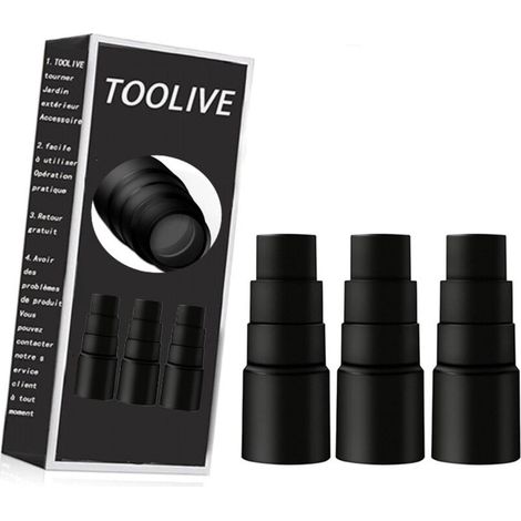 Lot De 3 Adaptateurs Pour Tuyau D'Aspirateur - Pour Kärcher Bosch Parkside Makita Metabo Black & Decker