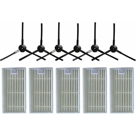 Accessoires Pour Balayeuse - 3 Brosses Latérales + 5 Filtres