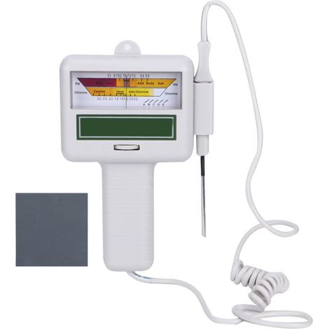 Testeur De Qualité De L'Eau Pour Piscine - Mesure Du Chlore, Tds Et Ph - Précis Et Fiable -kzq