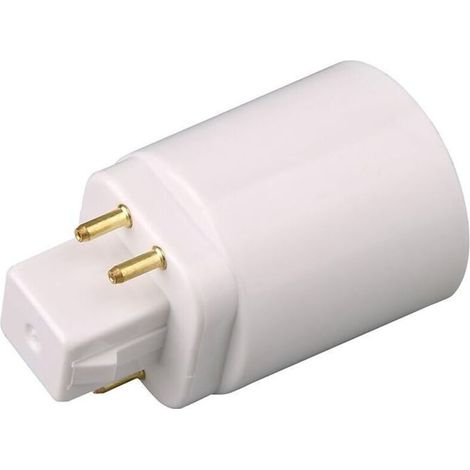 Gx24q Led-lampenadapter Mit E27 4-pin-fassung (2 Stück)