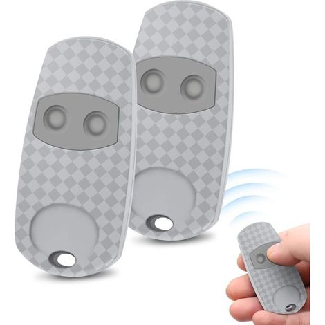2er-pack Fernbedienung (433,92 Mhz) Für Top 432ev / 432na / 432ee, 2-kanal-fernbedienung, Grau