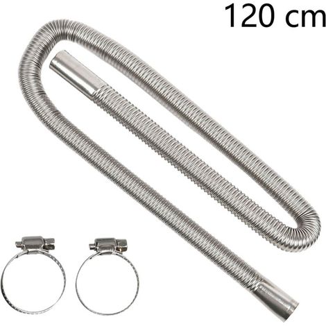 120 Cm Auspuffrohr Für Generator, Auspuffrohr Aus Edelstahl, Zusatzheizung.