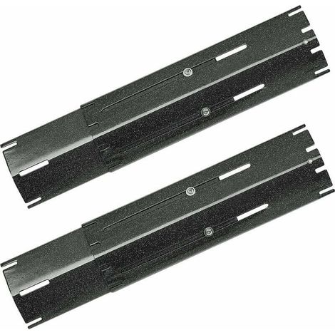 Set Mit 2 Verstellbaren Grillplatten Aus Porzellanemaille, 11,75" X 21,5" (29,9 X 53,9 Cm), Kompatibel Mit Gasgrills Von Charbroil, Nexgrill, Landmann, Brinkman, Backyard Und Flavor Bar.