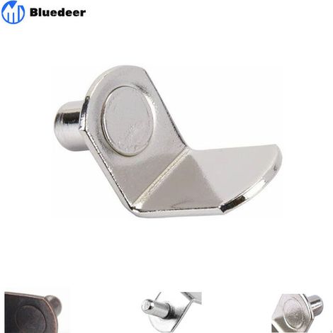 20 Stück 6-mm-regalstützenstifte, Metall-regalstützenstifte, Regalstifte, Küchenschrank-regalstützenstifte, Möbelhalterungen, Silber