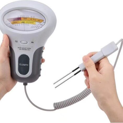 Testeur De Chlore Et De Ph Cl2, Testeur Numérique Lcd Multifonctionnel, Testeur De Niveau De Chlore Avec Sonde, Pour Piscines Et Spas