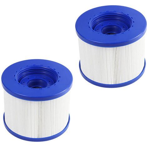 Cartouche Filtrante - 105 Mm X 82 Mm X 60 Mm - Pour Spa Et Baignoire - Lot De 2