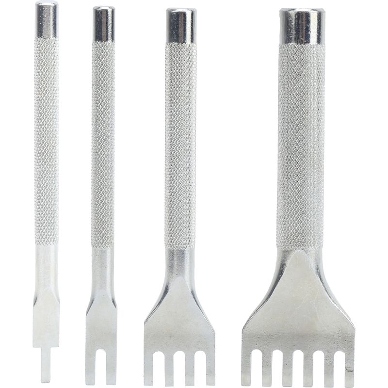 Set Aus Ahlen Und Lochzangen Aus Schnellarbeitsstahl, Industriebohrer (set Mit 1+2+4+6 Zähnen)