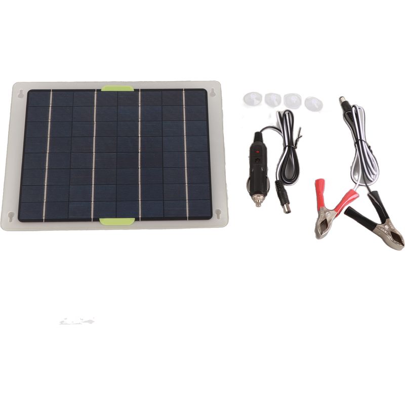 12v 10w Solar-batterieladegerät Mit Integriertem Mppt-regler, Ip67 Wasserdicht, Solarpanel-batteriewartung