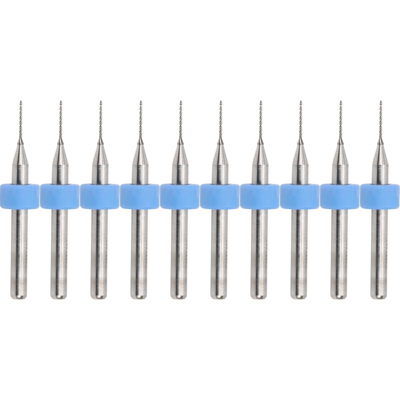 Set Mit 10 0,5 Mm Wolframkarbid-mikrobohrern Zur Reinigung Von 3d-druckerdüsen Und Leiterplatten