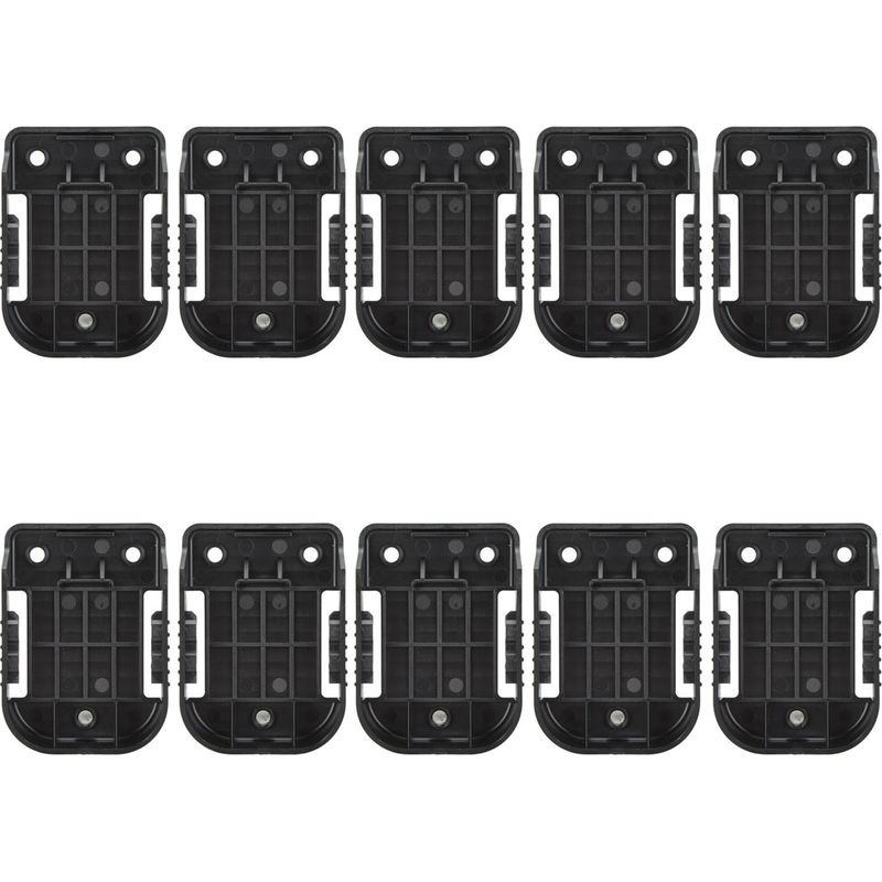 10er-packung Lithium-akkuhalter Für Bosch 18v Elektrowerkzeuge, Wandhalterung Mit Befestigungsclips