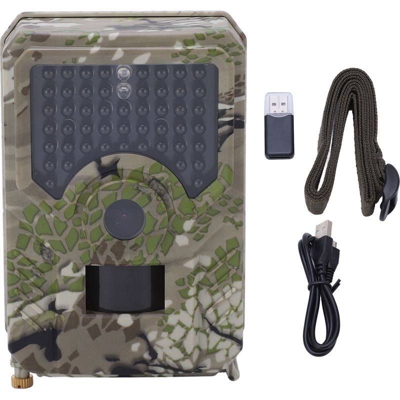 12-megapixel-jagdkamera Mit 1080p-hd-auflösung, Ip56 Wasserdicht, 0,8 Sekunden Infrarot-fotoaufnahme Zur Wildtierbeobachtung