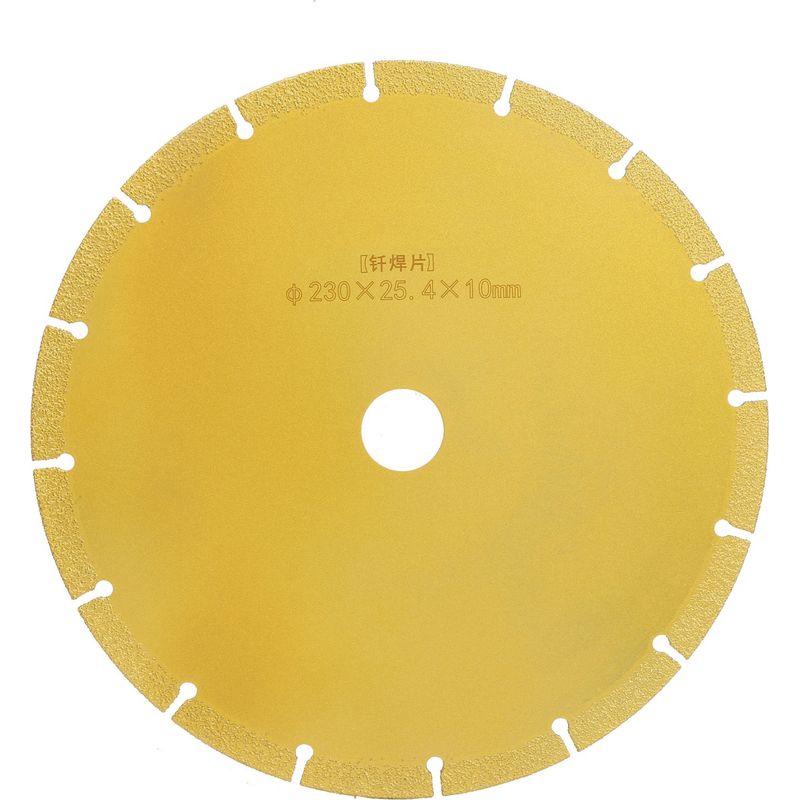 230 Mm Segmentierte, Gelötete Diamanttrennscheibe Für Marmor, 25,4 Mm Bohrung, 10 Mm Dicke