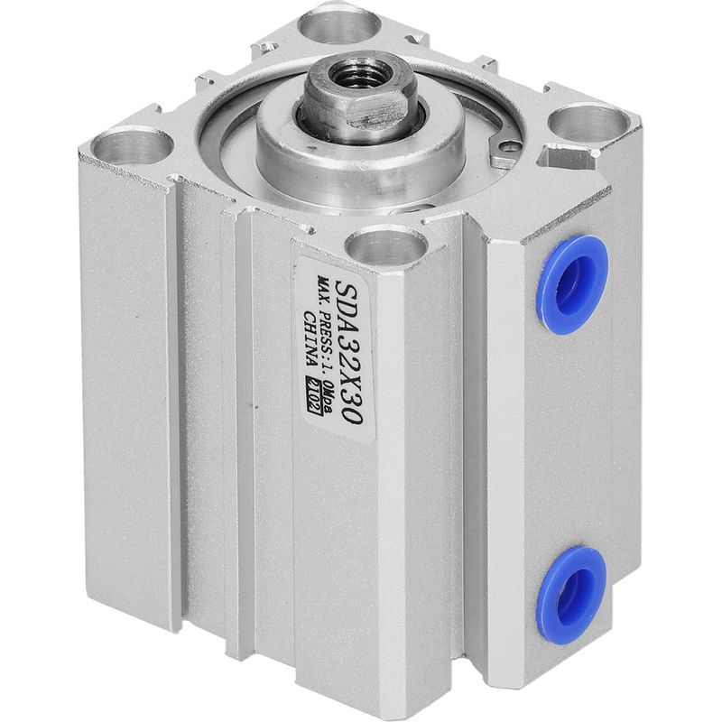 Doppeltwirkender, Abgedichteter Pneumatischer Aluminiumzylinder Sda32x30, 32 Mm Bohrung, Pneumatisches Zubehörteil