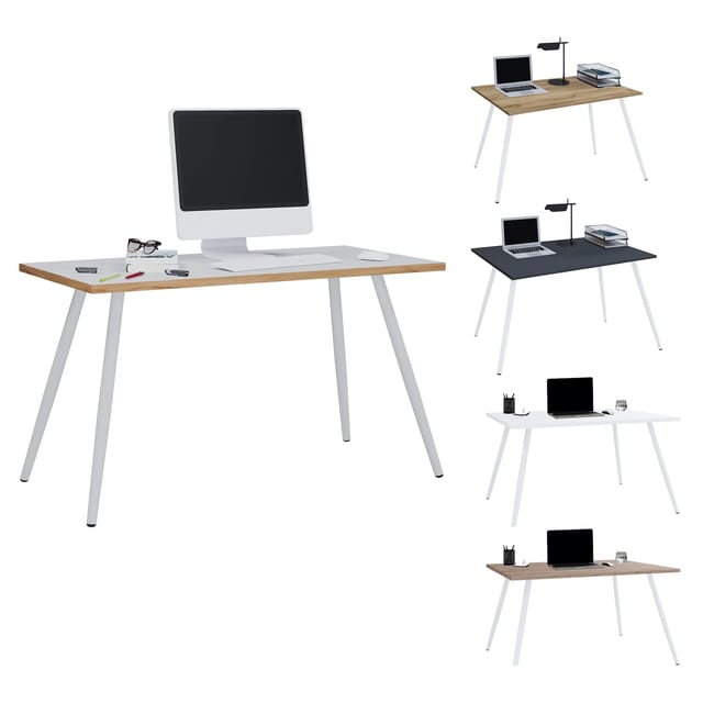 Holz Schreibtisch Bürotisch Salia 138x50