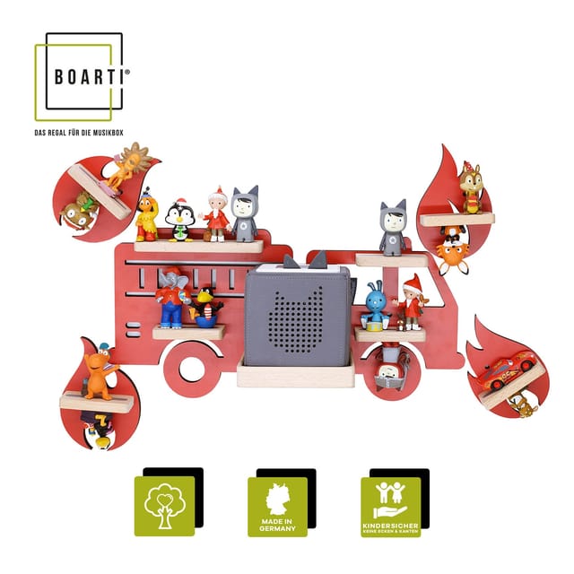 Regal Feuerwehr Kinder Toniebox Tonies