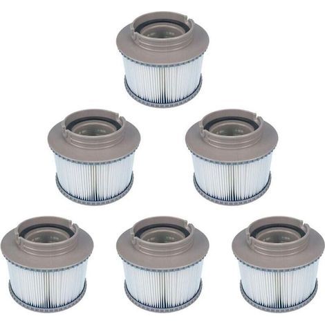 Packung Mit 6 Mspa-ersatzfiltern Für Die Filterpatronenpumpe Fd2089, Geeignet Für Alle Aktuell Auf Dem Markt Befindlichen Mspa-whirlpools.