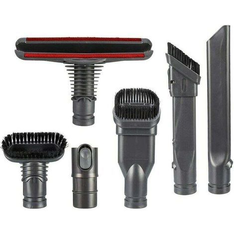 Dolaso – Lot De 6 Brosses Suceur Plat Pour Aspirateur Dyson – Accessoire Pour Nettoyage En Profondeur – Compatible Dc32 Dc33 Dc19 T2 Dc20