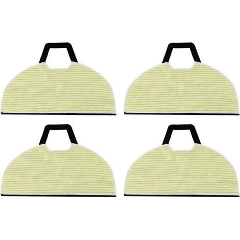 Lntyq Lot De 4 Serpillères Lavables Et Réutilisables En Microfibre Pour Aspirateur Robot Rv2610wa Av2610wa Rv2620wd Rv2610wfus Rv2410wd