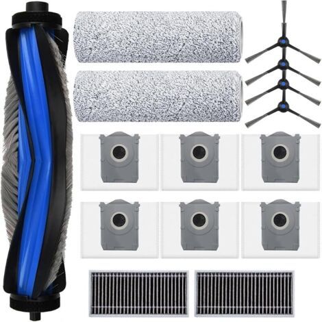 Alliandisaccessoires Pour Ecovacs Deebot X8 Pro Omni/ecovacs Deebot X8 Omni, Jkoisl 1 Brosse À Rouleau Principale, 6 Sacs À Poussière, 4 Brosses Latérales, 2 Filtres, 2 Chiffons De Nettoyage, Pièces D