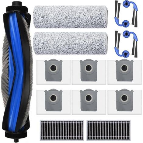 Alliandisaccessoires Pour Ecovacs Deebot X9/ X11 Pro Omni, Jkoisl 1brosse Principale 6sacs À Poussière 4brosses Latérales 2filtres 2chiffons De Nettoyage