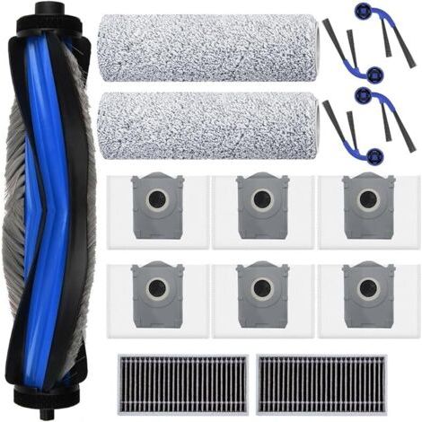 Alliandisaccessoires Pour Ecovacs Deebot T80 Omni, Jkoisl 1brosse À Rouleau Principale 6sacs À Poussière 4brosses Latérales 2filtres 2serpillières