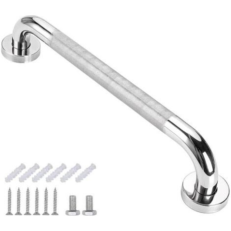 Alliandisinhhub 40 Cm Haltegriff Fürs Badezimmer – Rutschfest, Edelstahl, Für Die Dusche – Mit Schrauben – Inhhub