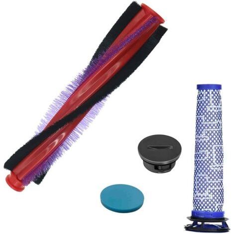 Alliandisforehill 185mm Brosse À Rouleau Pour Dyson V6 Sv03 Dc62 Filtre 963830-01 Slim Balai Bouchon 965665-03 Animal Extra Dc58 Dc59 Dc61 Accessoires