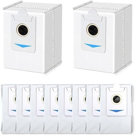 Alliandisforehill Accessoires De Rechange Pour Ecovacs Deebot T30s Pro/ T30s, Pice De Remplacement Avec 1 Brosse Principale, 8 Serpillre, 6 Sac Poussire, 6 Brosses Latrales, 4 Filtres Hepa
