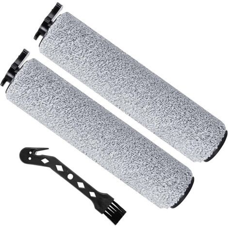 Alliandisforehill Rouleaux De Brosse De Rechange Pour Bissell Crosswave Hf2 3845n 3831, Pour Bissell Crosswave Hf3 3598n Aspirateur Accessoires, 2 Brosse À Rouleau, 1 Brosse De Nettoyage