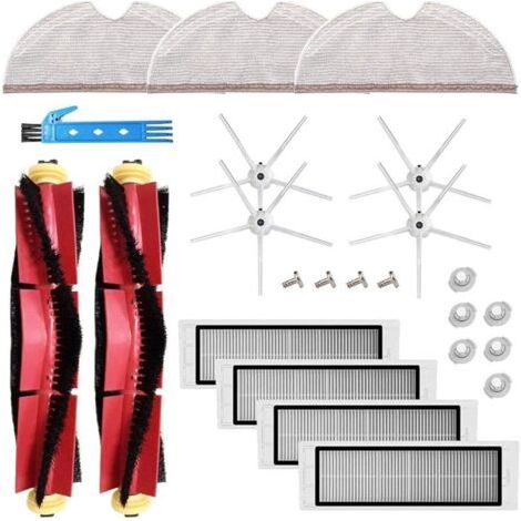 Alliandiskit Accessoires Pour Xiaomi Roborock S5 Max S6 Pure S6 Maxv E35 S5 S50 Pices De Rechange Pour Aspirateur Filtre Hepa Noir Brosse Latrale En Tissu