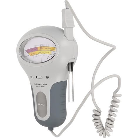Testeur De Qualité De L'Eau, Précis Et Fiable, Chlore D'Eau Et Ph Compteur, Testeur D'Eau Portable Pour Aquariums De Spa De Piscine, Etc.