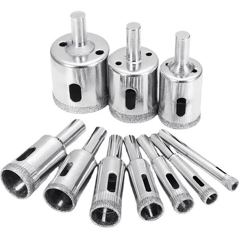 15 Couronnes Diamantées 6-32 Mm – Carotteuse Pour Carrelage, Marbre Et Granit – Polissage De Perles Et Rénovation De Salle D'Eau