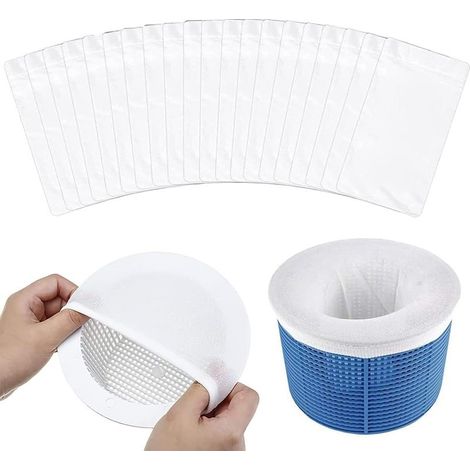 Lot De 20 Chaussette Skimmer Piscine,chaussettes Filtre Piscine Pool Prefiltre Skimmer De Surface Intex,nettoyage Et Accessoires Pour Filet Piscine