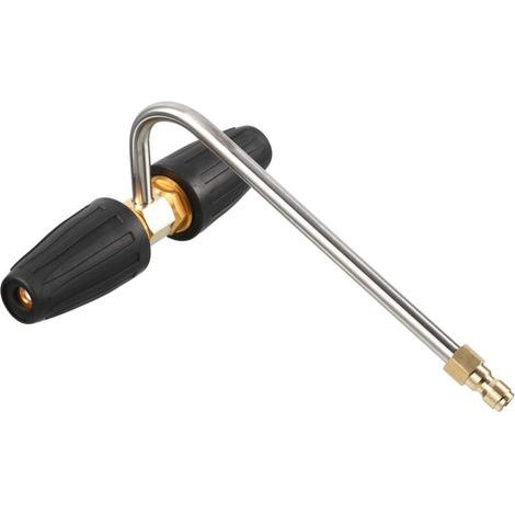Outil Daily Gouttière Fixation Pour Nettoyeur Haute Pression, 2 Buses Rotatives, 1/4 Pouce Raccord Rapide, 3300 Psi