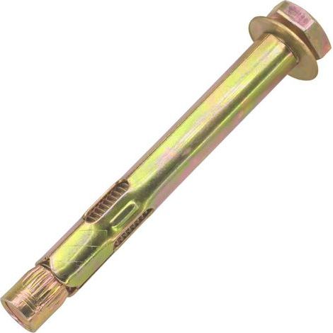 10 Boulons D'Expansion Hexagonaux Pour Fixation Sur Murs En Béton Et Maçonnerie (m10 X 100 Mm)