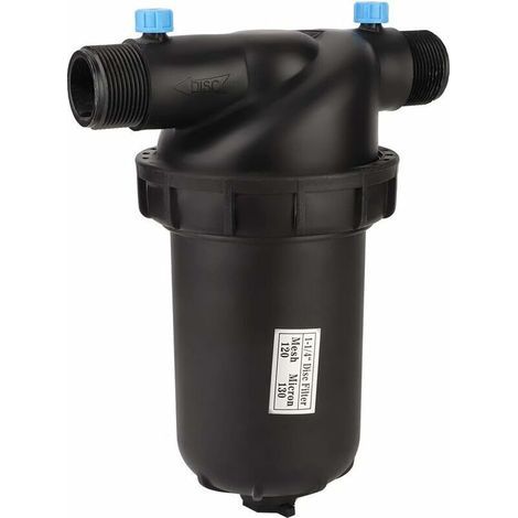 – Filtre D'Irrigation À Disque 120 Mailles – Filtration Efficace Pour Systèmes Anti-goutte – Matériau Polypropylène – Débit 15 M³/heure