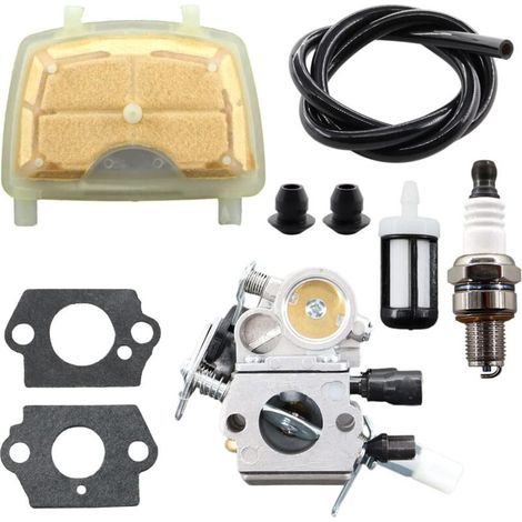 Carburateur Avec Tuyau À Essence Kit De Réparation Pour Tronçonneuse Ms171 Ms181 Ms201 Ms211 Ms 181 171 211 C1q-s123c C1q-s119c C1q-s269 Avec Filtre À Air 1139 120 16020