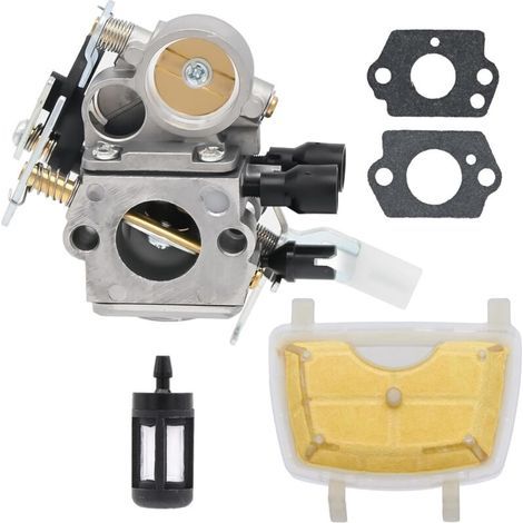 Ms171 Carburateur Pour Stihl Ms181 Ms211 Ms181 Ms181c Ms181c-be Ms181cbe Tronçonneuse Remplacer Pour C1q-s121c Avec Filtre À Air